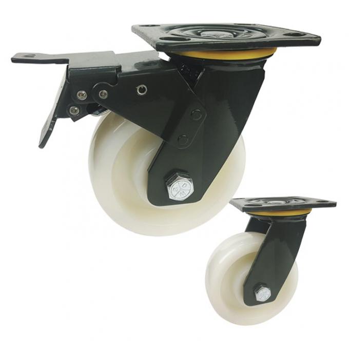 360kg Loading Directional Locking Swivel Casters , Heavy Duty Castors 150mm 0