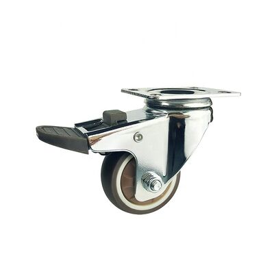 Heavy Duty PA Light Duty Casters 25KG Capacity Solid Core Wheel Screw In Plate Mounting By WBD