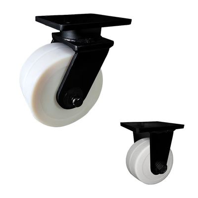 10 Inch Super Heavy Duty Twin Wheel Forged Steel Casters 3000KG Loaded Capacity OEM