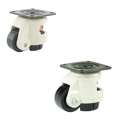 TPR 5 Inch Locking Swivel Casters , 120kg Capacity Small Spring Loaded Casters