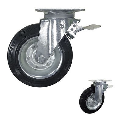 2 Inch Twin Wheel Castor Trolley Wheels , Industrial Trolley Wheels