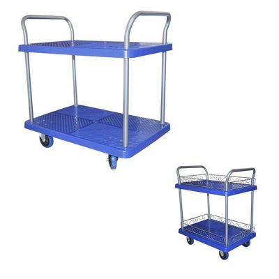 660lbs Capacity 90x60cm Foldable Platform Trolley Heavy Duty