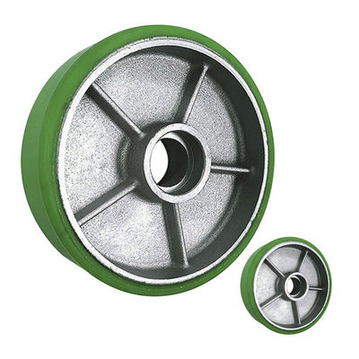 8inch Heavy Duty Spring Loaded Casters , 770lbs Loading Heavy Duty Polyurethane Casters