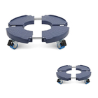 Round Shape Size Adjustable Lockable Moving Plant Stands With Wheels Factory Sale