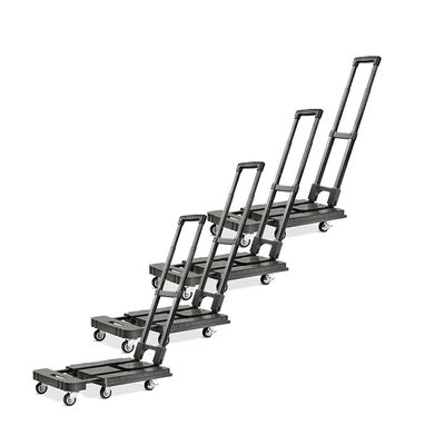 Combinable Folding Platform Trolley 100kg , Small Portable Trolley Cart Six Wheels Wholesales