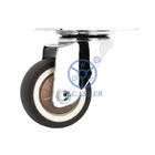 38mm Furniture Casters Small Silent Wheel Swivel Plate Coffee Machine Caster Wheels