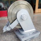 Over 1000KG 3 Ton Caster Wheels 10 Inch Forged Steel Super Heavy Duty Caster Wheels With Front Lock
