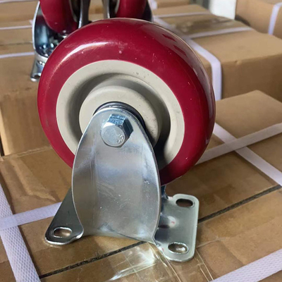 5 Inch Wheel Width Zinc Plated Medium-load Casters for Medium-load Applications