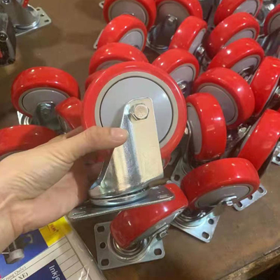 5 Inch Wheel Width Zinc Plated Medium-load Casters for Medium-load Applications