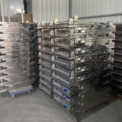 stainless steel platform pushing trolley with 300-500kg Load Capacity