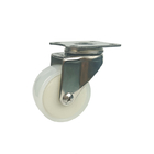 2 Inch Small Size Light Duty Stainless Steel Casters Waterproof Solid Nylon Caster Wheels OEM
