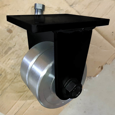 10 Inch Super Heavy Duty Twin Wheel Forged Steel Casters 3000KG Loaded Capacity OEM