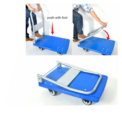 Silent Smooth Rolling Platform Trolley Cart With Swivel TPR/PU Wheels