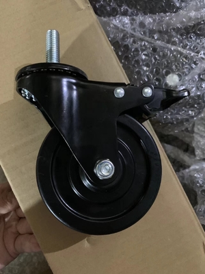 Replaceable Rolling Industrial Casters Threads 1-4 Inches Wide Heights 2-12 Inches