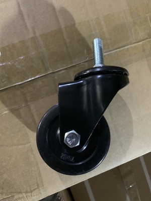 Replaceable Rolling Industrial Casters Threads 1-4 Inches Wide Heights 2-12 Inches