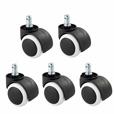 Smooth And Silent Office Furniture Casters With 3-5 Inch Plastic Or PU Wheels