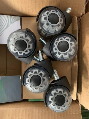 Eco-Friendly Transparent PU Caster Wheels For Smooth Furniture Movement