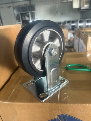 2.5 Inch Black Polyurethane Wheel Casters with Double Ball Bearing