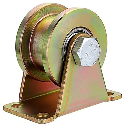 Dual Ball Bearings Industrial Caster 144mm Length For Heavy Duty Applications