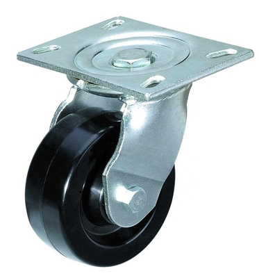 Industrial 5 Inch Medium Duty PU Swivel Caster Wheels with Durable and Smooth Rolling Design