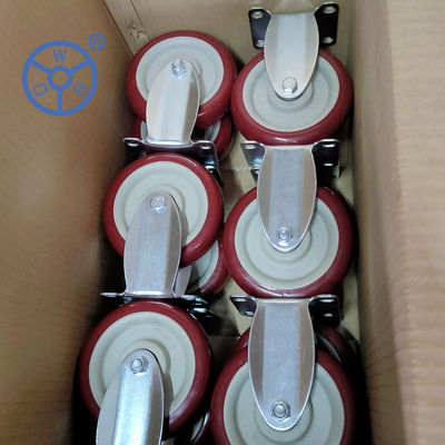 TPR Top Plated Heavy Duty Wheel Caster for Heavy Equipment in Industrial Settings