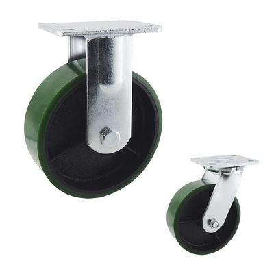 Polyurethane 200x50mm Heavy Duty Casters ISO9001