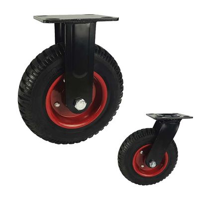 200mm 462lbs Capacity Heavy Duty Casters With Total Brake
