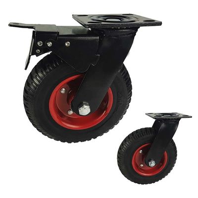 200mm 462lbs Capacity Heavy Duty Casters With Total Brake