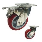 6inch PU Stainless Steel Casters