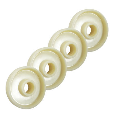 180x50mm 650kg Loading Pallet Truck Back Wheels With 6204 Ball Bearing
