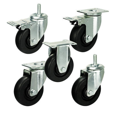 125mm 100kg Loading Phenolic Caster Wheels Heat Resistant