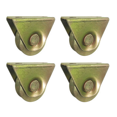 80mm V Groove Wheels , 550lbs Loading Industrial Swivel Casters
