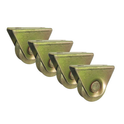 80mm V Groove Wheels , 550lbs Loading Industrial Swivel Casters