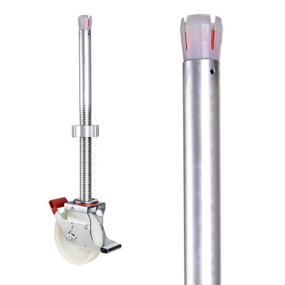 400kg Loading 150mm PA Scaffolding Wheels With Threaded Stem
