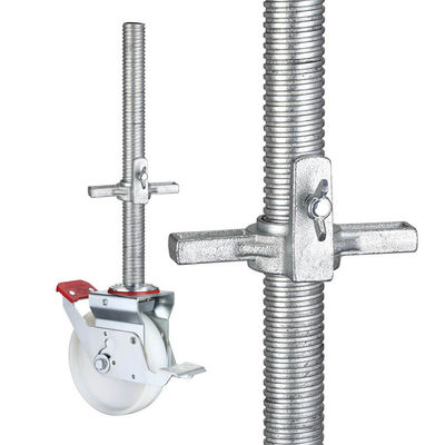 400kg Loading 150mm PA Scaffolding Wheels With Threaded Stem