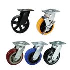 8inch Heavy Duty Caster Wheel , TPR Heavy Duty Plate Casters