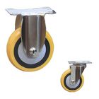 4'' Polyurethane Tread Stainless Steel Swivel Casters With Dust Cover