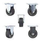 2'' Gray TPR Wheel Light Duty Casters Fixed Rigid One Direction