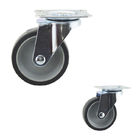 3 Inch 110lbs Gray TPR Swivel Plate Light Duty Casters For Chair