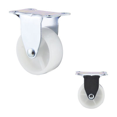 2in 66lbs White PP Direction Wheel Rigid Light Duty Casters For Sale