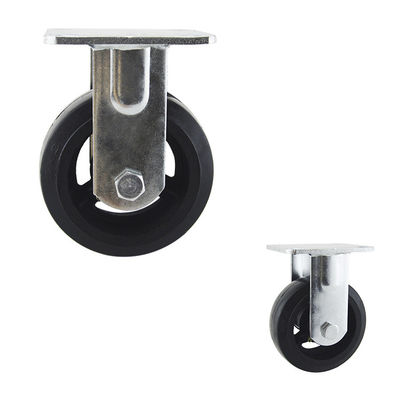 OEM 125mm Heavy Duty Casters 200kg Capacity Fixed Plate Caster Wheel Manufacturer