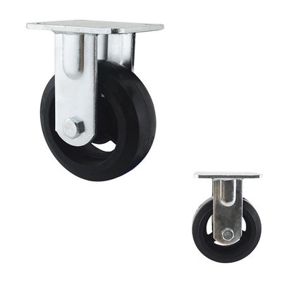 OEM 125mm Heavy Duty Casters 200kg Capacity Fixed Plate Caster Wheel Manufacturer