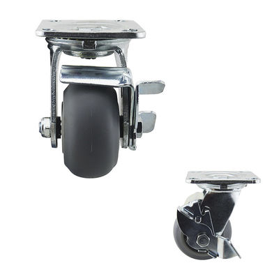 100mm soft Thermoplastic Rubber Heavy Duty Lockable Casters
