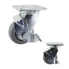100mm soft Thermoplastic Rubber Heavy Duty Lockable Casters