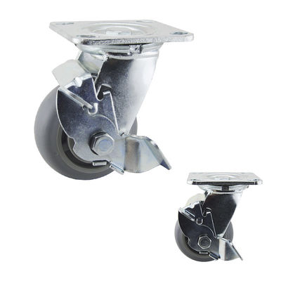 100mm soft Thermoplastic Rubber Heavy Duty Lockable Casters