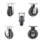 Thermoplastic Rubber 150mm 250kg Rigid Directional Locking Swivel Casters