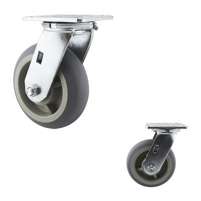 6 Inch  550LBS Heavy Duty Industrial Locking Swivel Plate Caster Wheels