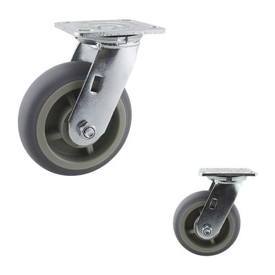 6 Inch  550LBS Heavy Duty Industrial Locking Swivel Plate Caster Wheels