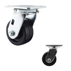 Hard 100mm Diameter High Temperature Caster Wheels With Roller Bearing