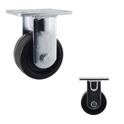 OEM Zinc Painted 4 Inch 660LBS Loaded Rigid Phenolic Castor Wheel